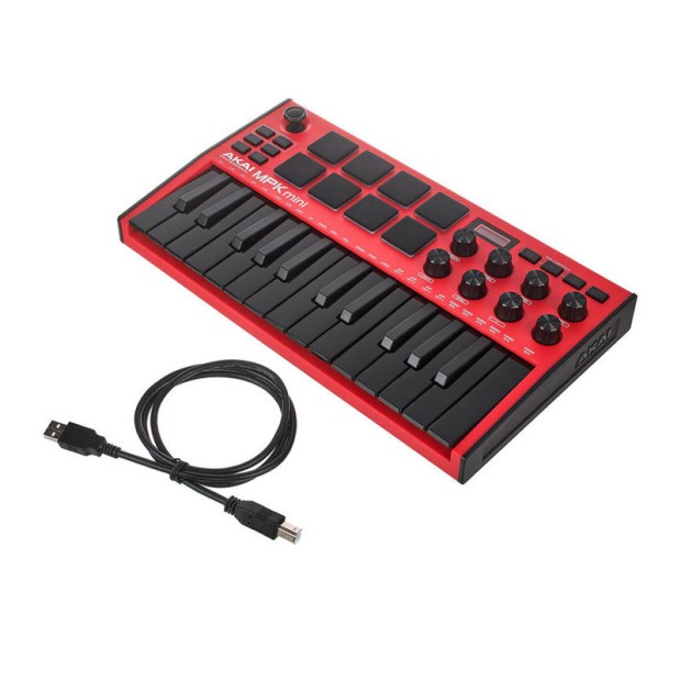 میدی کنترلر آکایی AKAI MPK Mini MK3 Red