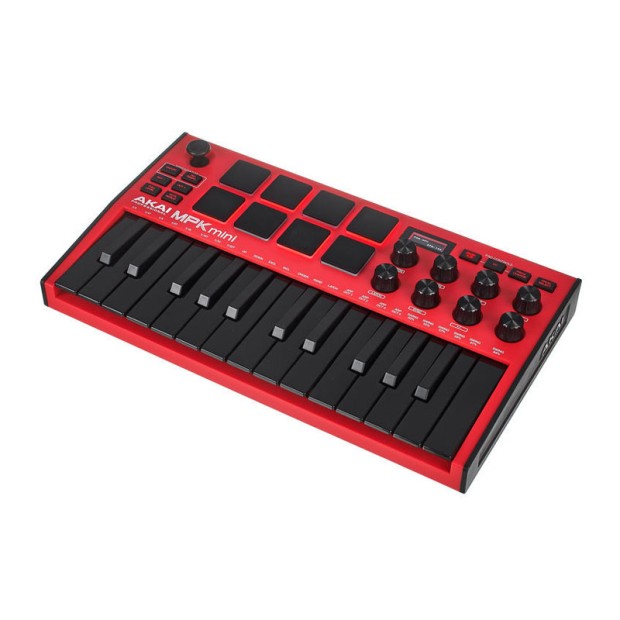 میدی کنترلر آکایی AKAI MPK Mini MK3 Red
