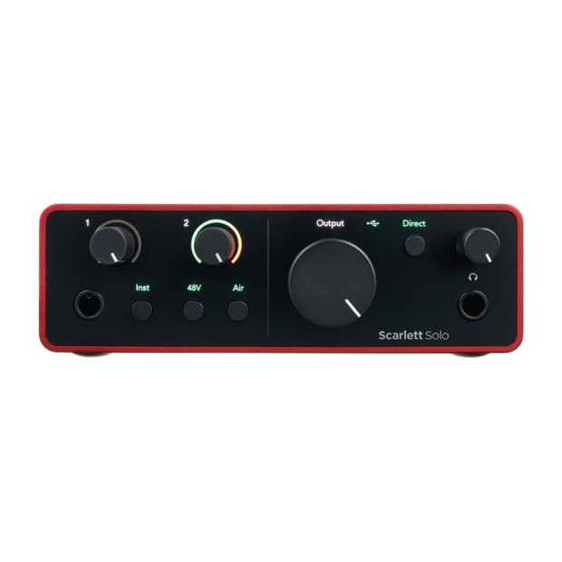 کارت صدا فوکوسرایت Focusrite Scarlett Solo Studio 4th Gen