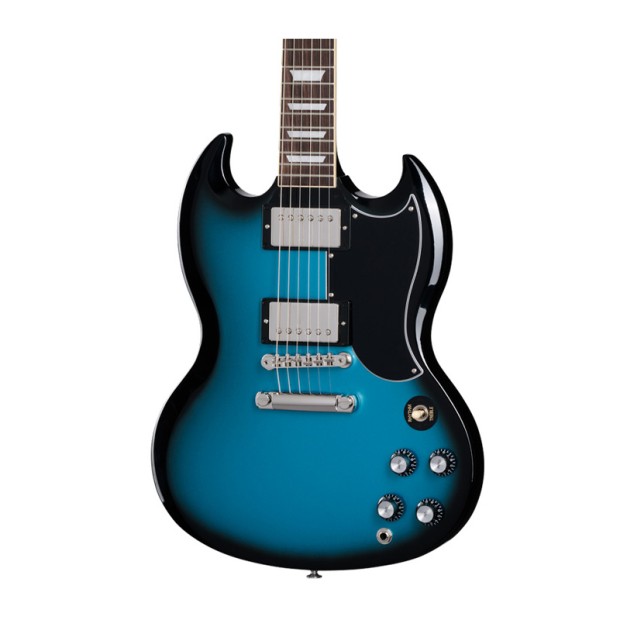 گیتار الکتریک گیبسون Gibson SG Standard 61 Stop Bar Pelham Blue Burst