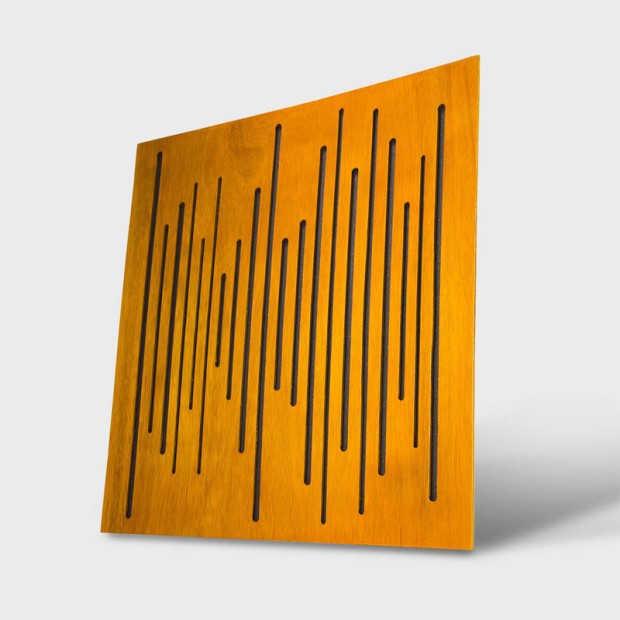 پنل آکوستیک دکونیک Deconik Wave Wood Diffuser Cherry
