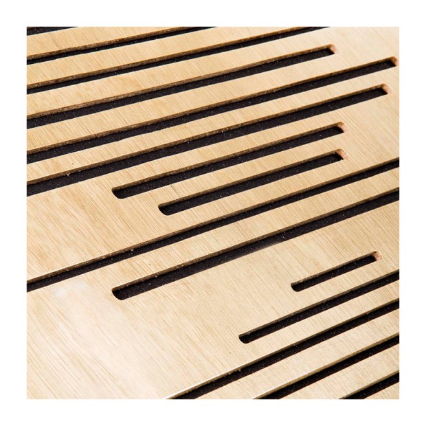 پنل آکوستیک دکونیک Deconik Wave Wood Alpha Bass Trap Light Brown