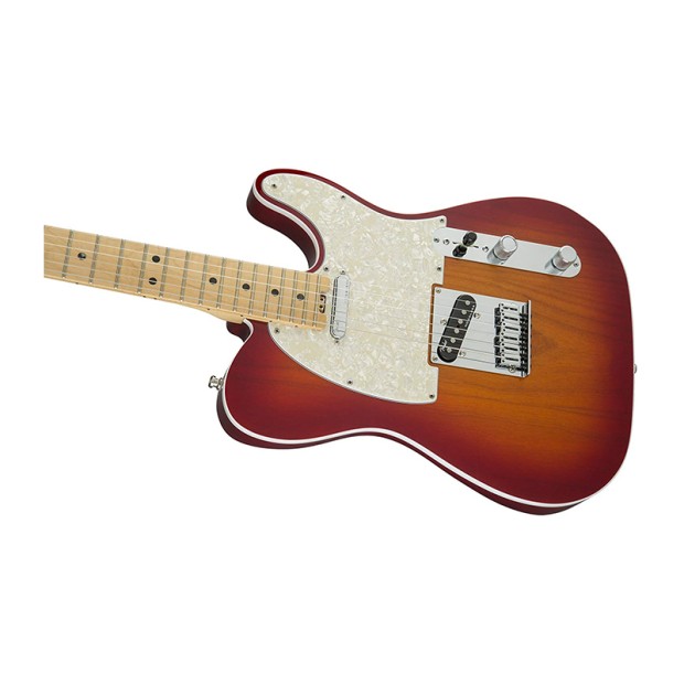 گیتار الکتریک فندر Fender American Elite Telecaster - Aged Cherry Burst w/ Maple Fingerboard