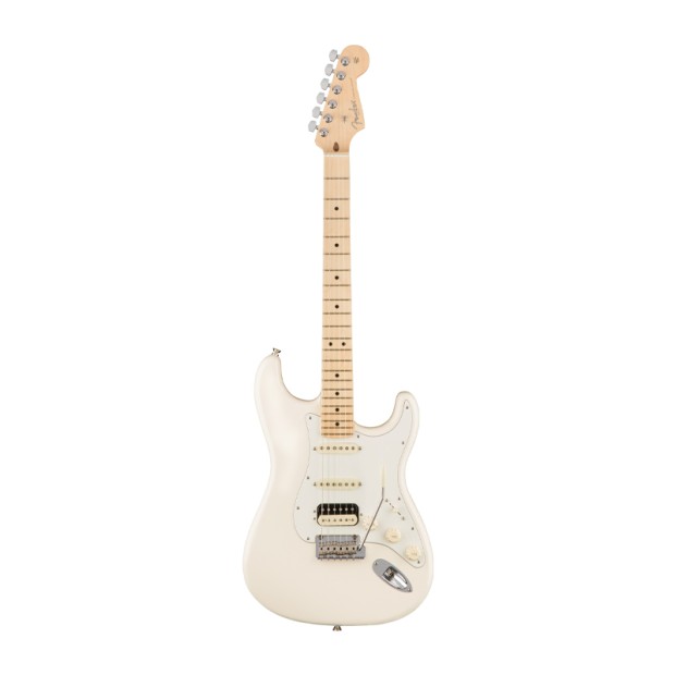 گیتار الکتریک فندر Fender American Professional HSS Shawbucker Stratocaster - Olympic White w/ Maple Fingerboard