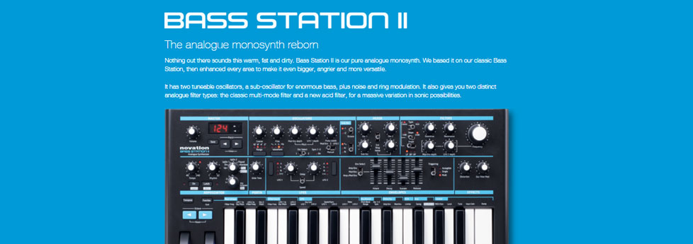 Novation Bass Station II سینتی سایزر