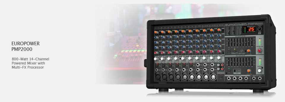 Behringer PMP2000 پاور میکسر