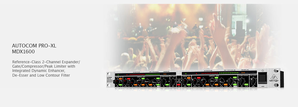 Behringer AUTOCOM PRO-XL MDX1600 پردازشگر