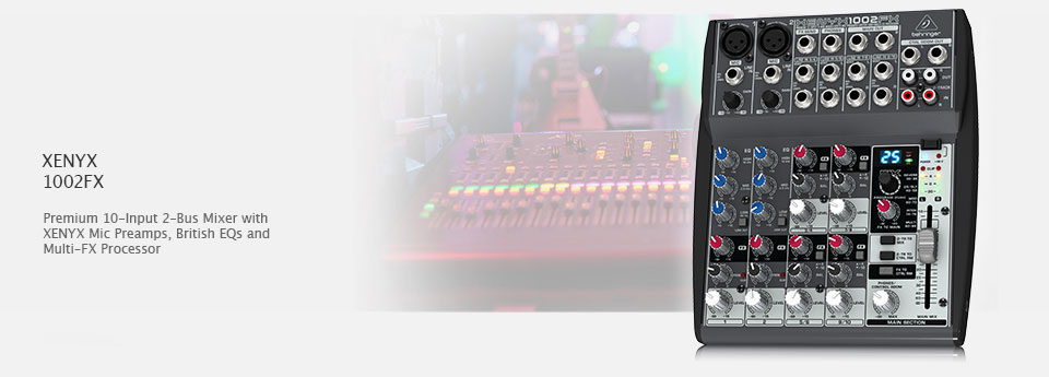 Behringer Xenyx 1002FX میکسر
