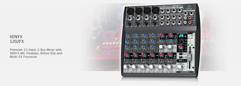 Behringer Xenyx 1202FX میکسر