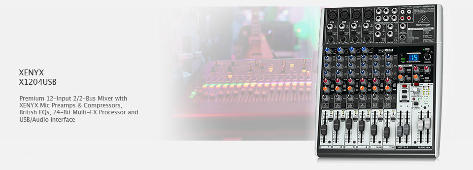 Behringer Xenyx X1204USB میکسر