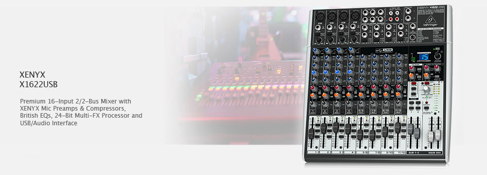 Behringer Xenyx X1622USB میکسر