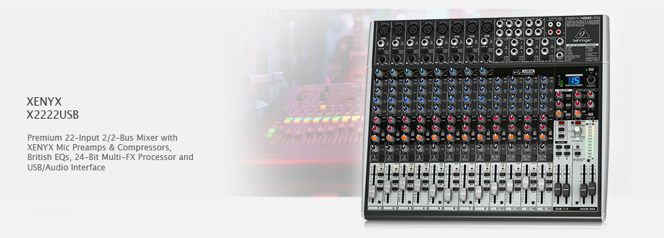 Behringer Xenyx X2222USB میکسر