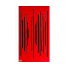 قیمت خرید فروش پنل آکوستیک دکونیک Deconik Wave Wood Alpha Bass Trap Red