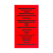 قیمت خرید فروش پنل آکوستیک دکونیک Deconik Wave Wood Bass Trap-Red
