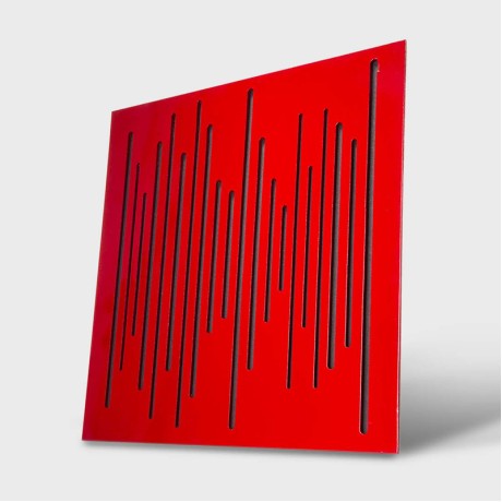 پنل آکوستیک دکونیک Deconik Wave Wood Diffuser Red