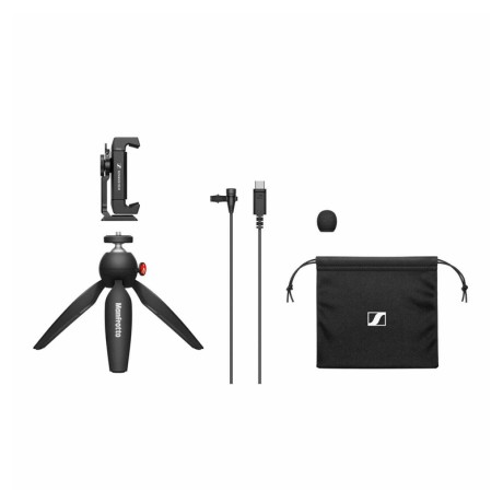 میکروفن یقه ای ای کی جی Sennheiser XS Lav USB C Mobile Kit