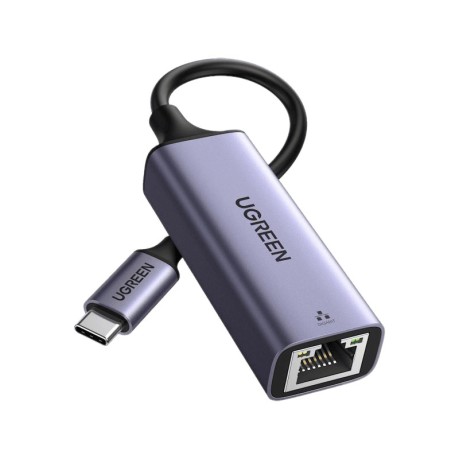 کابل تبدیل یوگرین UGREEN USB C 3.1 GEN1 to Gigabit Ethernet Adapter Gray CM199