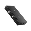 سوئیچ UGREEN HDMI 2x1 KVM Switcher Black CM200