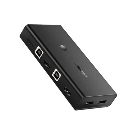 سوئیچ یوگرین UGREEN HDMI 2x1 KVM Switcher Black CM200
