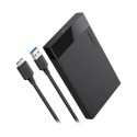 لوازم جانبی کامپیوتر UGREEN USB 3.0 HDD Enclosure With USB 3.0 Cable Black US221 30848