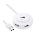 هاب UGREEN 4-Port USB 2.0 Hub White CR106 20270