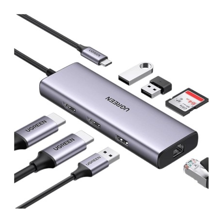 هاب یوگرین UGREEN 9-in-1 Multifunction Adapter CM490 90119