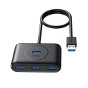 هاب UGREEN USB 3.0 A 4 Ports HUB Black 1m CR113 20291