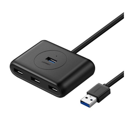 هاب یوگرین UGREEN USB 3.0 A 4 Ports HUB Black 50cm CR113 20290