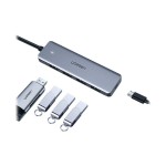 هاب یوگرین UGREEN USB-C 3.0 to 4 Ports HUB CM219 70336