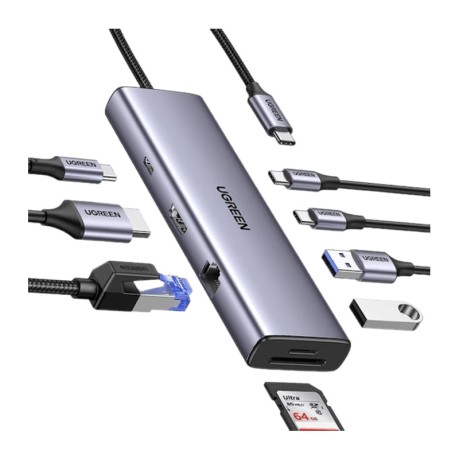 هاب یوگرین UGREEN USB-C 9-In-1 Multifunction Adapter CM498 15375