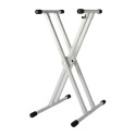 پایه کیبورد TM Group Double Cross Keyboard Stand Silver