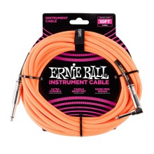 قیمت خرید فروش کابل رابط ارنی بال Ernie Ball 6079 Braided Straight Angle 3.05m Neon Orange