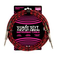 قیمت خرید فروش کابل رابط ارنی بال Ernie Ball 6394 Braided 3.05m Red Black