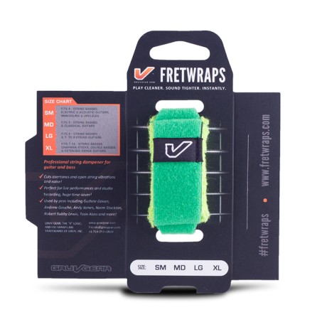 فرت رپ گروو گیر Gruv Gear Fret Wrap LG Leaf (Green)
