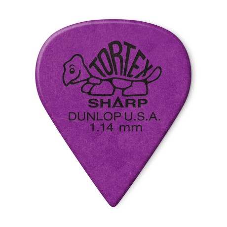 پیک گیتار دانلوپ Dunlop 412R 1.14mm Tortex Sharp Purple Guitar Pick