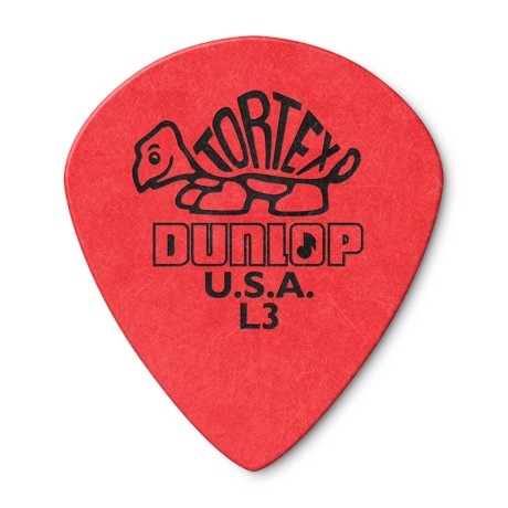 پیک گیتار دانلوپ Dunlop 472RL3 Tortex Jazz III Guitar Pick