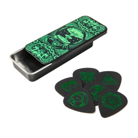 پیک گیتار دانلوپ Dunlop ILDCT01 I Love Dust Green Guitar Pick Tin