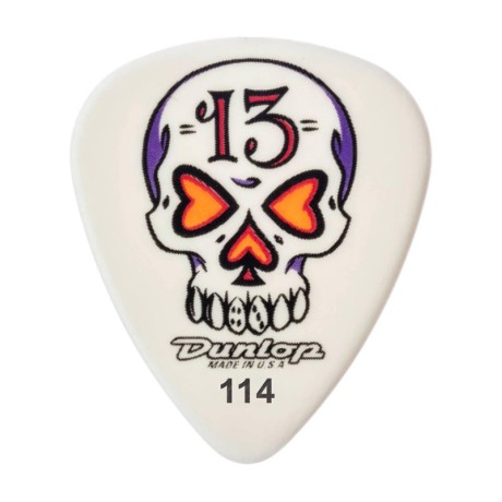 پیک گیتار دانلوپ Dunlop Alan Forbes Skull 13 1.14mm