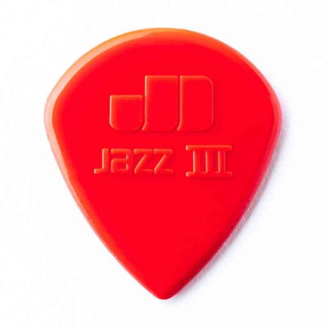 پیک گیتار دانلوپ Dunlop Jazz III Nylon Red