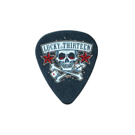 پیک گیتار دانلوپ Dunlop Lucky 13 Skull Dice 0.73mm