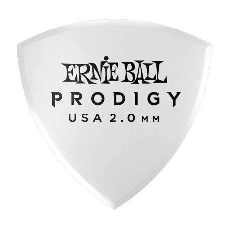 پیک گیتار ارنی بال Ernie Ball 9338 Prodigy Large Shield 2.0mm White
