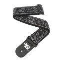 بند گیتار D'Addario  Joe Satriani Guitar Strap Skull n' Bones
