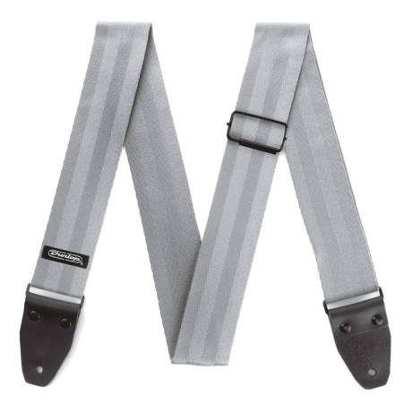بند گیتار دانلوپ Dunlop Deluxe Seatbelt Grey Strap DST7001GY