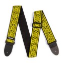 بند گیتار Dunlop Jacquard Strap Fillmore Yellow D67-02YE