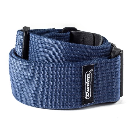 بند گیتار دانلوپ Dunlop Ribbed Cotton Strap Navy Blue D27-01NV