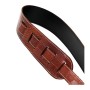 بند گیتار شاینینگ ساند Shining Sound LTH Guitar Strap Brown 03