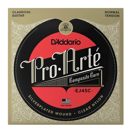 سیم گیتار کلاسیک داداریو D'Addario EJ45C Pro-Arté Composite Classical Guitar Strings