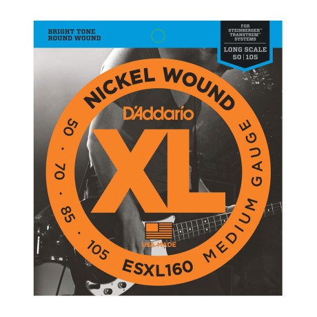 سیم گیتار بیس داداریو D'Addario ESXL 160 50-105