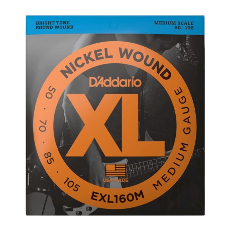 سیم گیتار بیس داداریو D'Addario EXL160M