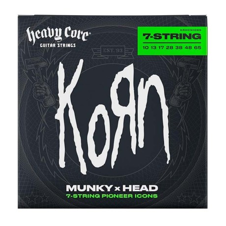 سیم گیتار الکتریک دانلوپ Dunlop Heavy Core KoRn 7-String 10-65
